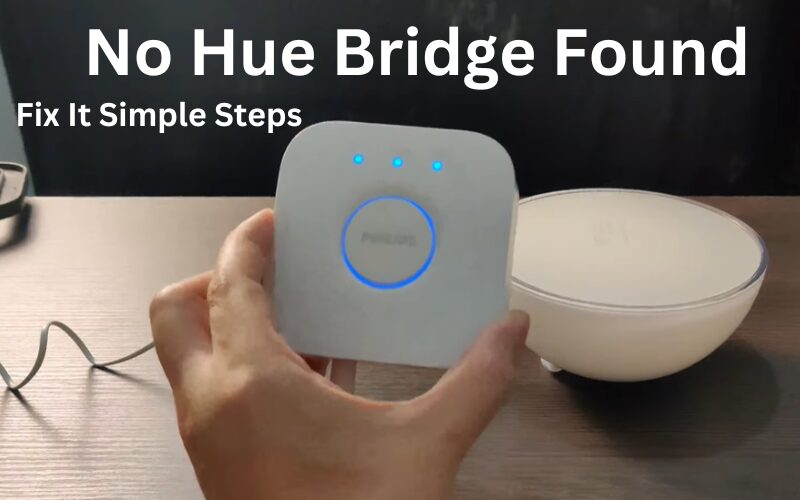 No Hue Bridge Found